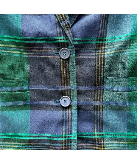 80s Vintage "YESSICA" Plaid Jacket
