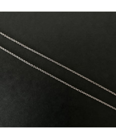 Vintage sterling tiny chain ”LOVE” Azuki ④
