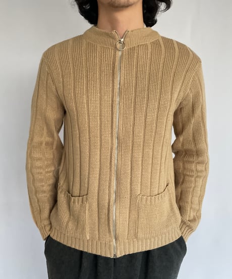 70-80s Europe zip knit