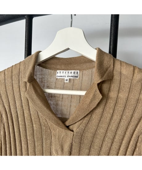 Summer knit polo