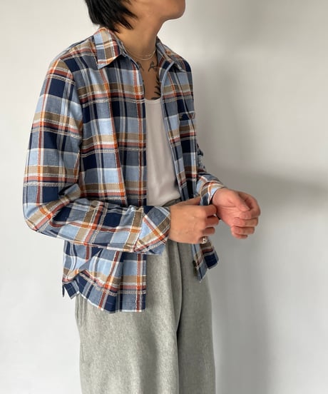 80s Check Zip-up Blouson
