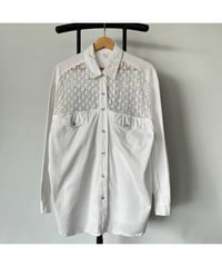 Flower Crochet Lace shirt