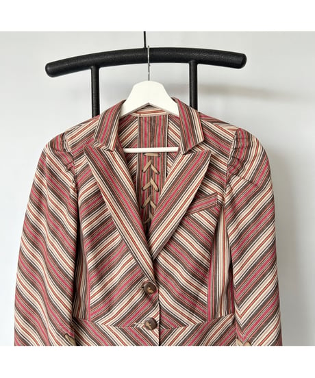 Made in France Vintage Lace up Jacket