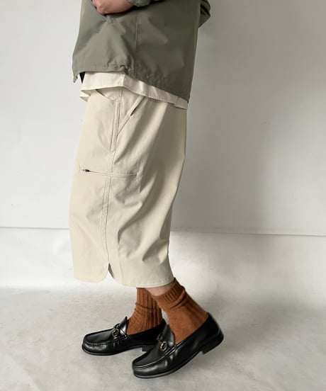 rajabrooke "CHINO STRETCH SHORTS" kinari