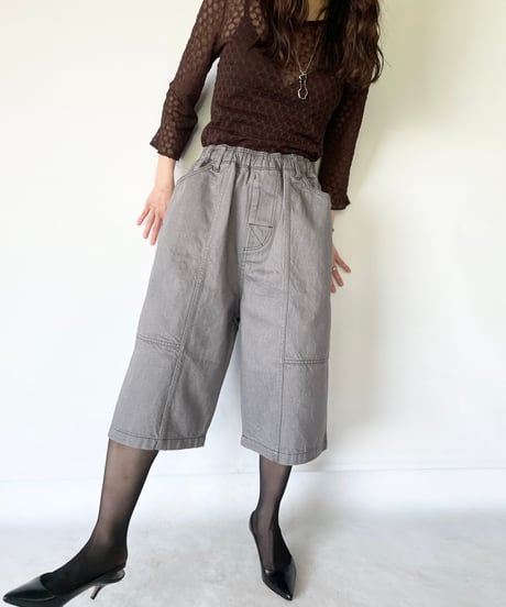 COMFORTABLE REASON "Denim Buggy Shorts"