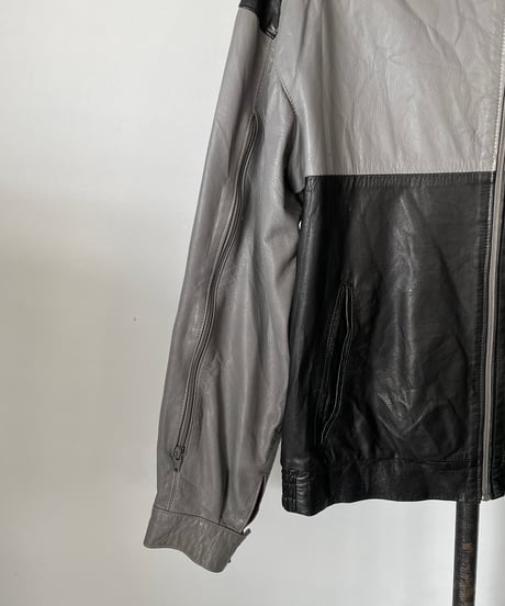 80s Two-tone Leather jacket
