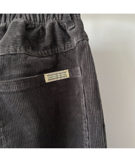 COMFORTABLE REASON "Straight Cords Slacks"