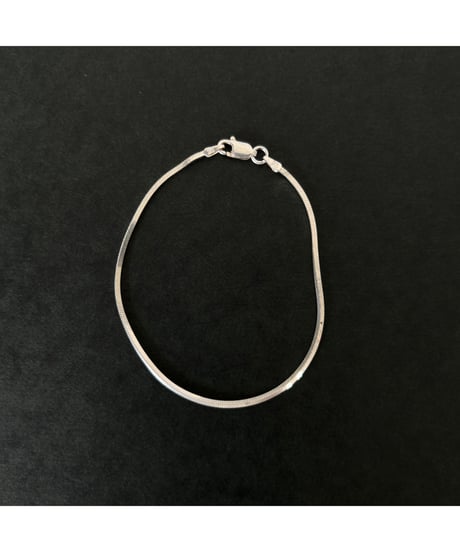 Vintage ITALY 925 Snake Chain bracelet　⑥