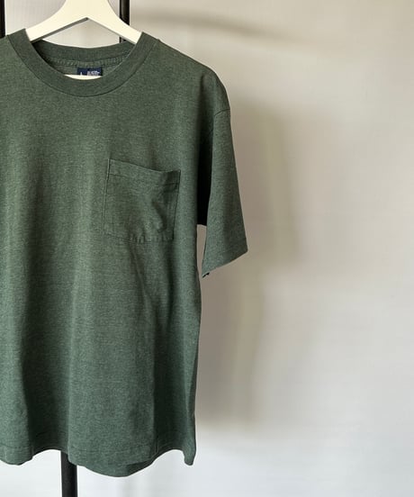 90s made in usa "HONORS" pocket s/s tee L