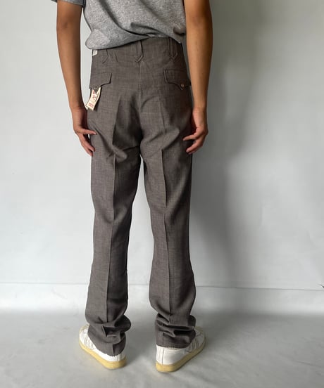 dead stock 70s Western Pants "BROWN"