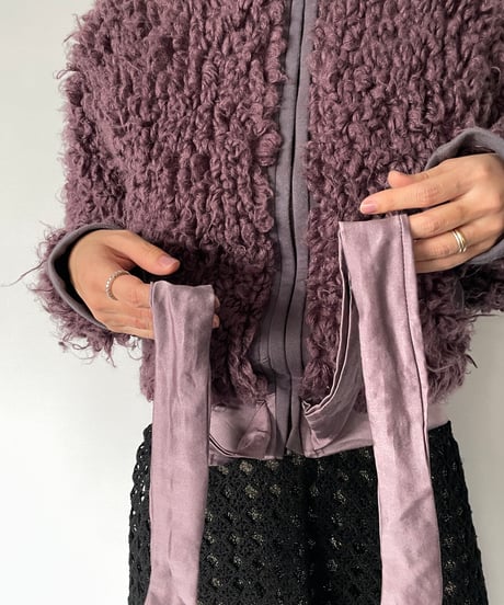 Europe soft curly jacket 42