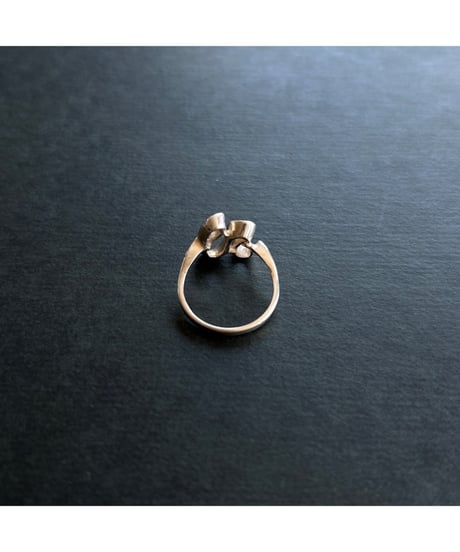 Vintage silver 925 Wave ring