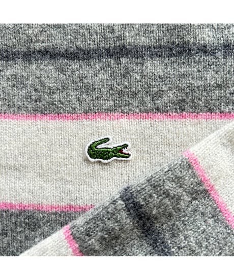 LACOSTE Border Knit