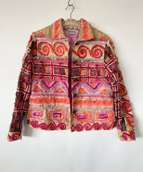 90s mixed materials jacket