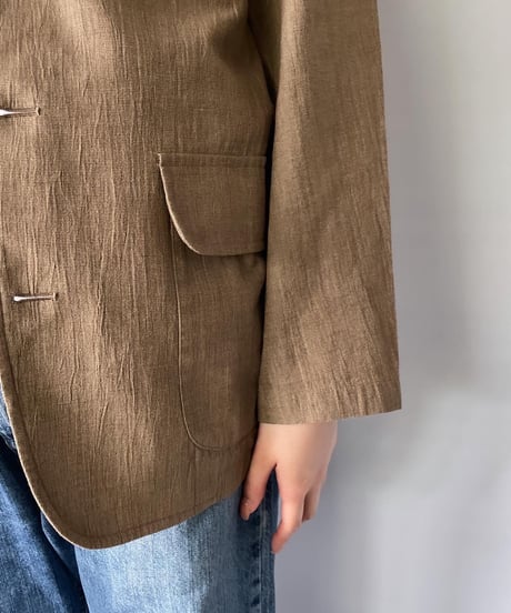 DANIEL HECHTER cotton linen jacket M