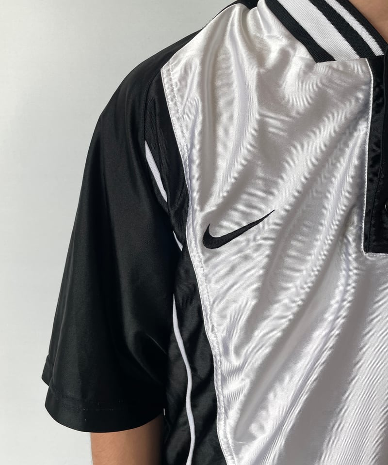 90s NIKE ゲームシャツ 白黒 M madeinUK サッカーNIKE ナイキ ゲームシャツ NIKE 90s UK製 - メルカリ