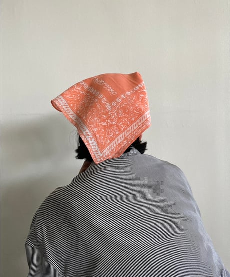 rajabrooke "BATIK WAU HANDKERCHIEF"  salmon pink