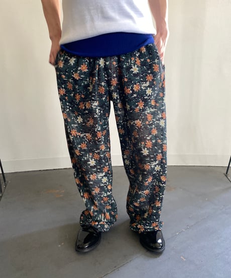NAM ”Waist Wrap Camo Mesh Digital Aloha Pants” shadow