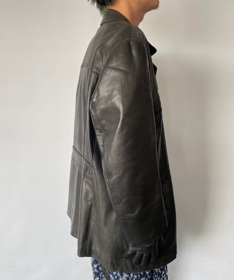 Fourman Leather Car Coat