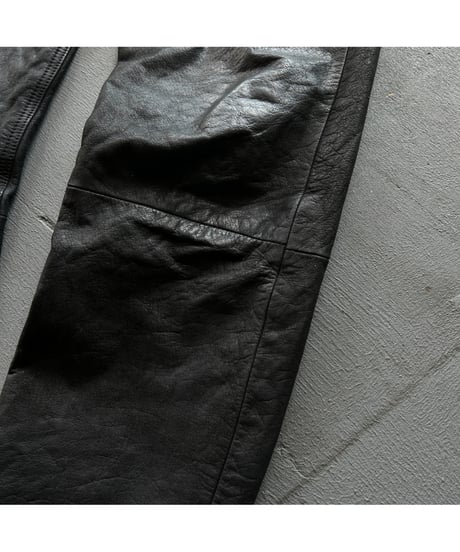 Europe Vintage Leather Pants