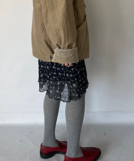 HRC see-through flower skirt