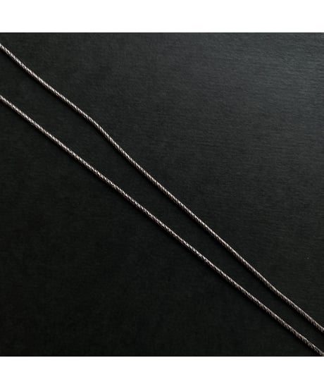 DEAD STOCK Italy 925 tiny chain necklace Rope 16