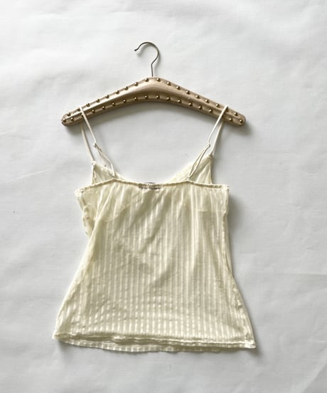 Stripe Mesh Camisole