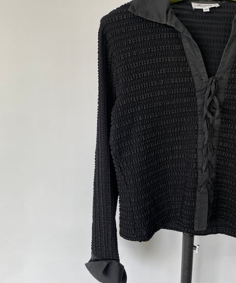 MADE IN FRANCE lace up shirts