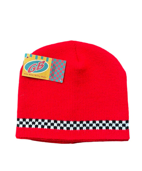 DEAD STOCK 90s "Gee Bee" knit cap red