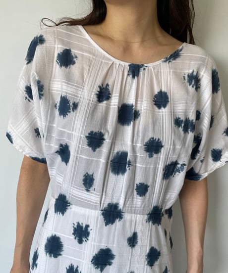 MADE IN USA blur dot dress