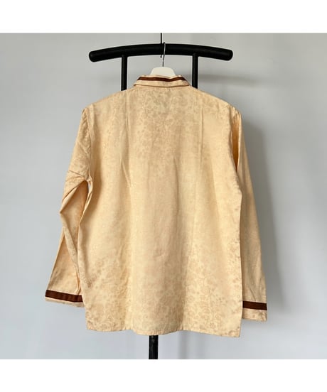 70s~80s Pajama shirt (Flower pattern)