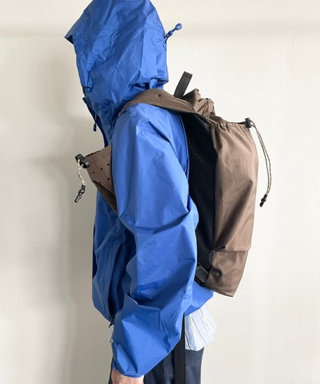 if space "City Hike Pack brown waterproof nylon fabric"