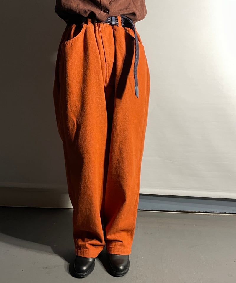 COMFORTABLE REASON ”Rodeo Slacks“ ORANGE | Clout COMFORTABLE REASON ”Rodeo Slacks“ ORANGE | Clout