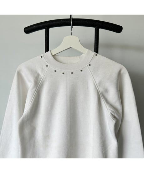 DEAD STOCK 80s Hanes Sweat white