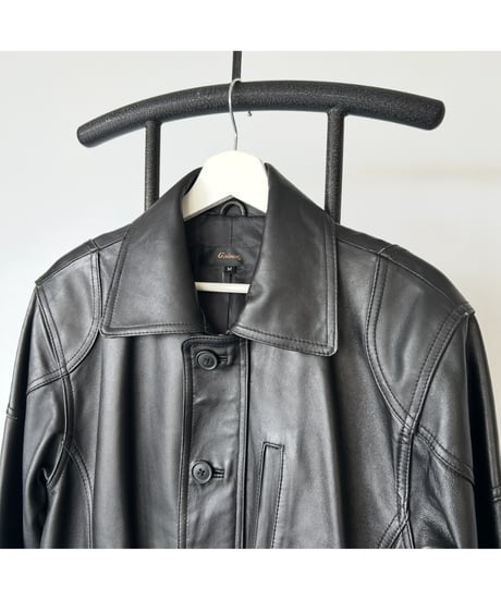 Vintage Leather Car Coat