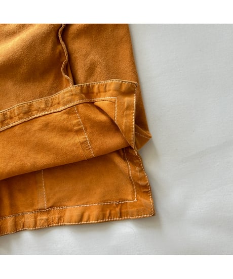 80s Vintage GOAT SUEDE LEATHER Shirt