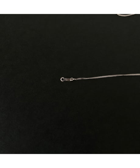 Vintage Silver 925 tiny chain necklace design Curb ⑧