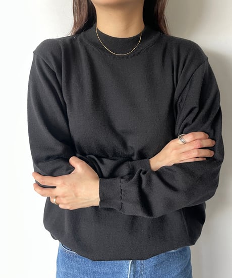 Merino Wool Mock neck Knit