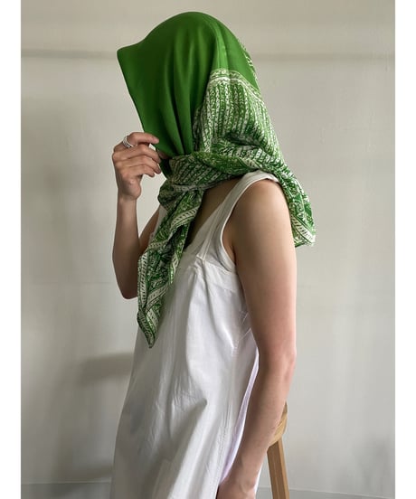 rajabrooke "BATIK WAU SCARF"  lt.hijau