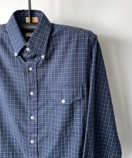 80s L.L.bean B/D check shirt 15-34