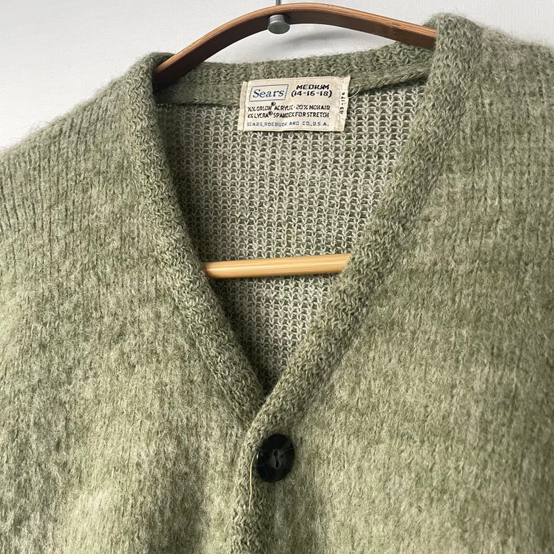 60s Sears mohair cardigan M | Clout