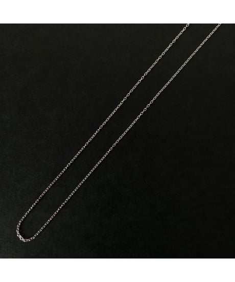 DEAD STOCK Vintage Italy 925 tiny chain necklace Azuki ⑤