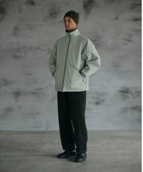 COMFORTABLE REASON "Brushed Lining Cords Slacks"