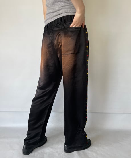 NAM "BELLOWS PANTS GEL STUDS" BLACK