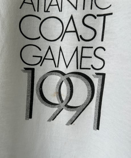 1991s "ATLANTIC COAST GAMES" s/s tee L