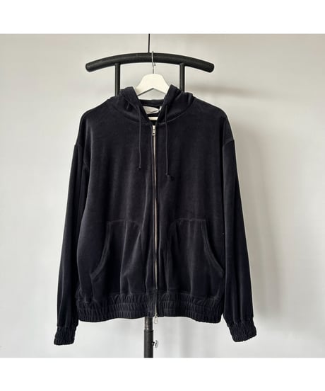 ANDER "VELOUR ZIP HOODIE"