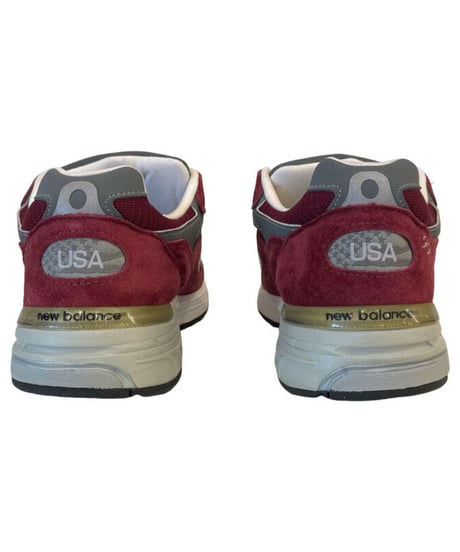 new!! New Balance 993 burgundy　９h