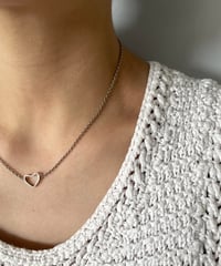 Vintage sterling tiny chain ”LOVE” Azuki ④