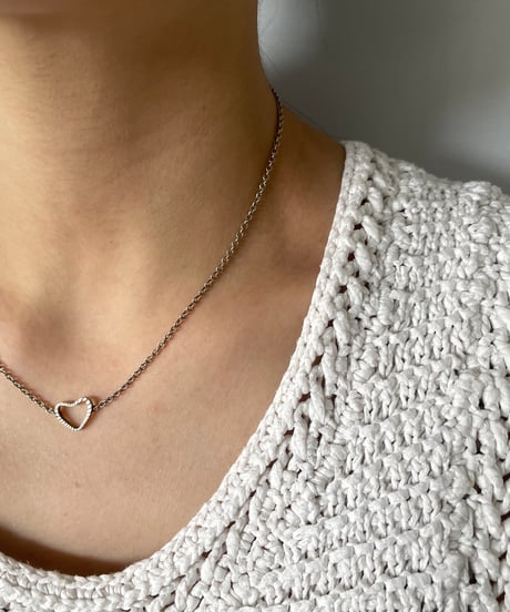 Vintage sterling tiny chain ”LOVE” Azuki ④