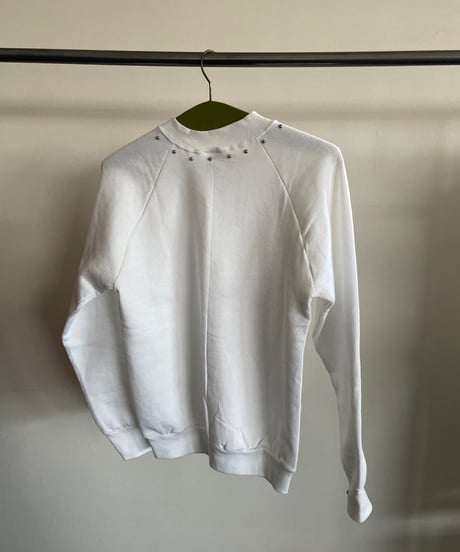 DEAD STOCK 80-90s FRUIT OF THE LOOM sweat white
